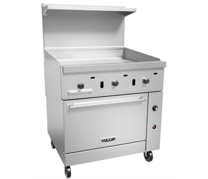 Vulcan 36S-36GT Endurance Series 36" Griddle with Standard Oven, 36" Thermostatic Control, and 95,000 BTU - Natural Gas/Liquid Propane - CA