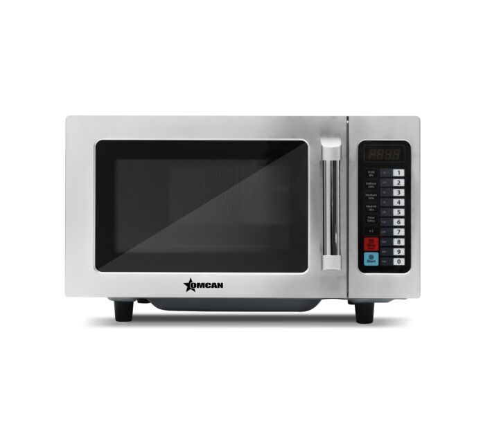 Omcan 37962 Commercial Microwave Oven 0.9 Cu. Ft. with Push Button Controls 1000W - CA
