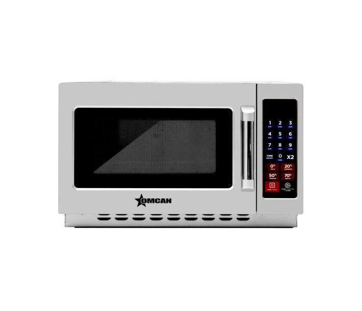 Omcan 37963 Commercial Microwave Oven 1.2 Cu. Ft. with Push Button Controls 1000W - CA