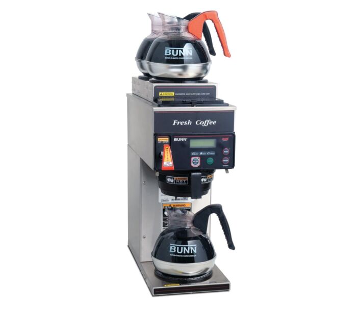 Bunn AXIOMP-DV-3T 21" (H) 12-Cup Dual-Voltage Coffee Brewer with 3 Warmers - 38700.6023 - CA