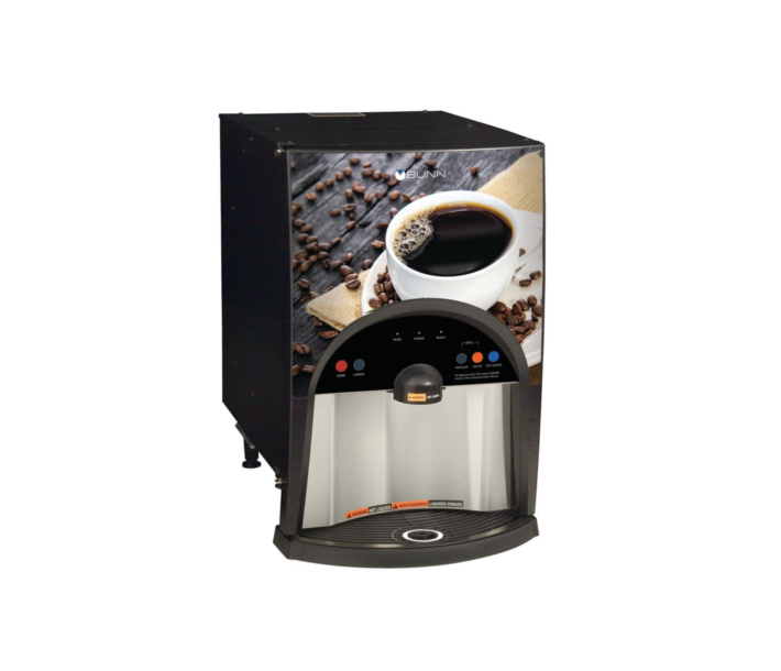 Bunn LCA-2 Low Profile 2-Product Liquid Coffee Ambient Dispenser with Hot Water Button - 38800.6000 - USA