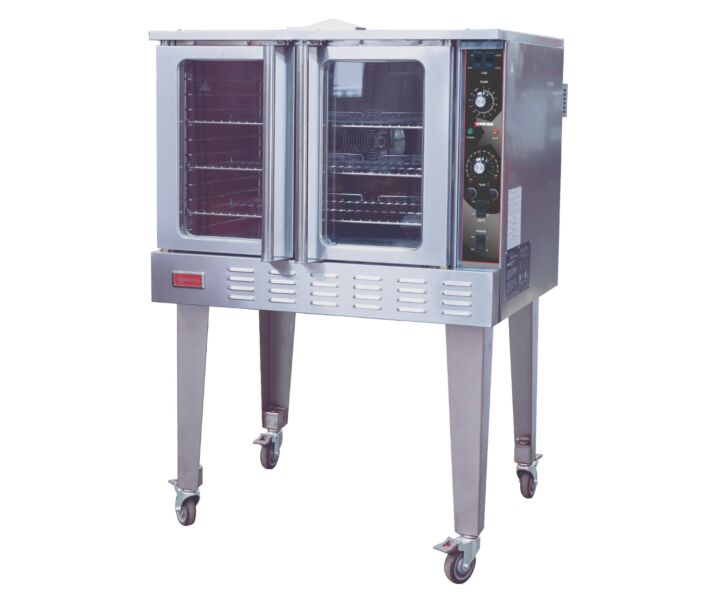 Omcan 38" Floor Model Single Chamber Electric Convection Oven - 208V - CA