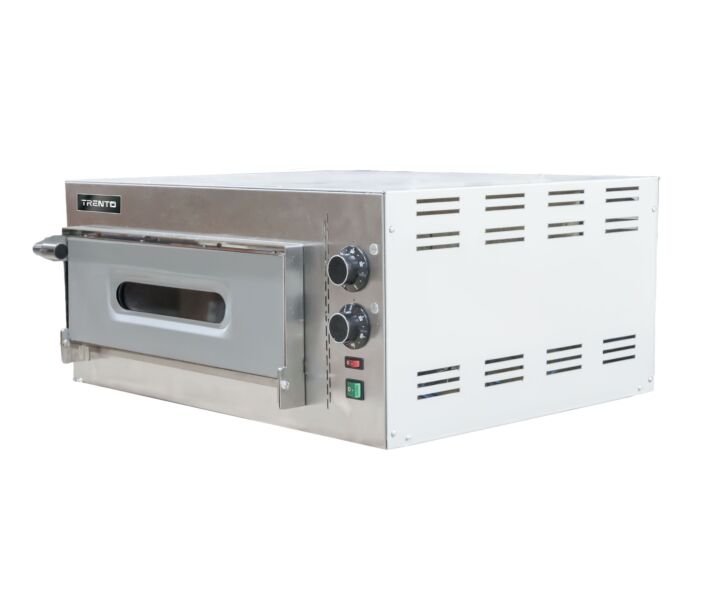 Trento Compact Series 30″ Single Chamber Pizza Oven with 19.6″ Chamber- 3.6 kW, 220 V, 1 Ph - USA