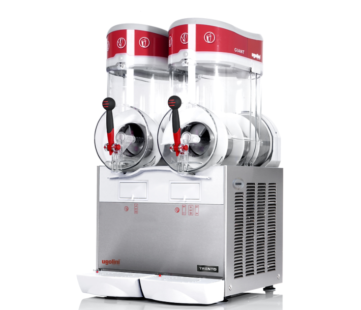 Ugolini GIANT Multi-Functional Double Bowl Granita / Slushy Machine with Magnetic Drive - 2 x 15L / 4 Gal. - CA