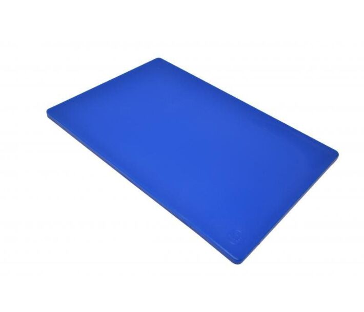 Omcan 12" x 18" x 1/2" Colored Cutting Board - Blue - CA