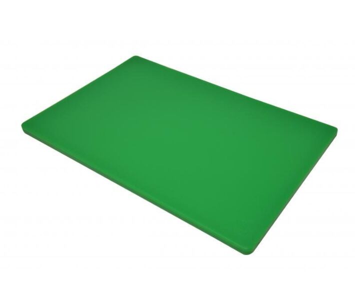 Omcan 12" x 18" x 1/2" Colored Cutting Board - Green - CA