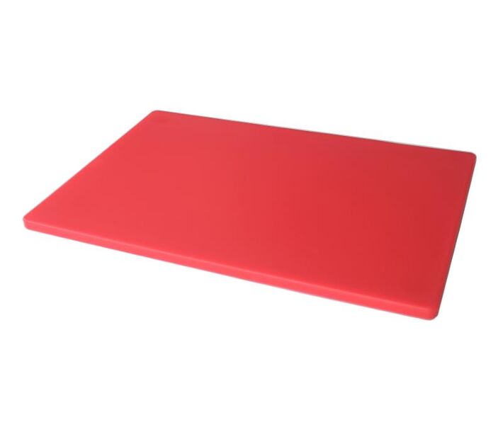 Omcan 1/2" Polyethylene Customized Cutting Board - Red - USA
