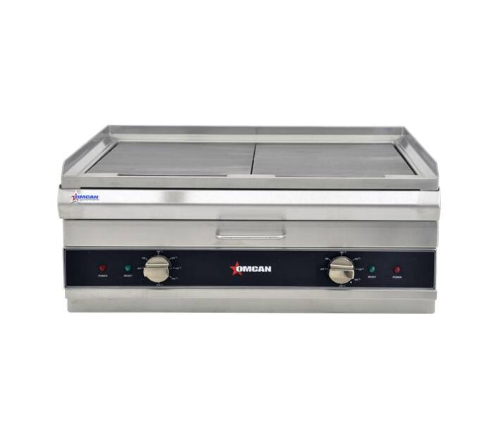 Omcan 26" Wide Charbroiler/Griddle - 3.6 kW - USA