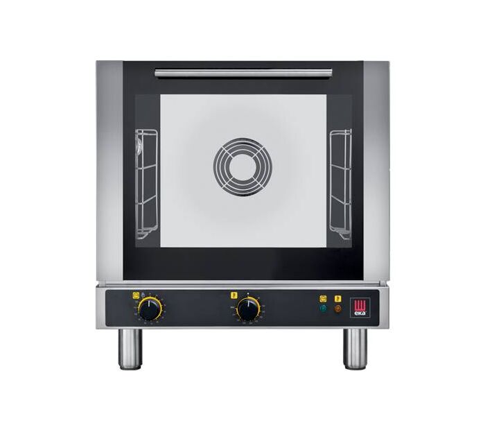 Omcan EKFA412 Countertop Electric Convection Oven - Half Size 4 Shelves Capacity - 120V 1.8kW - CA