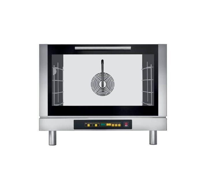 Omcan EKFA464DUD Countertop Electric Convection Oven - Full Size 4 Shelves Capacity - 240V 6.0kW - CA