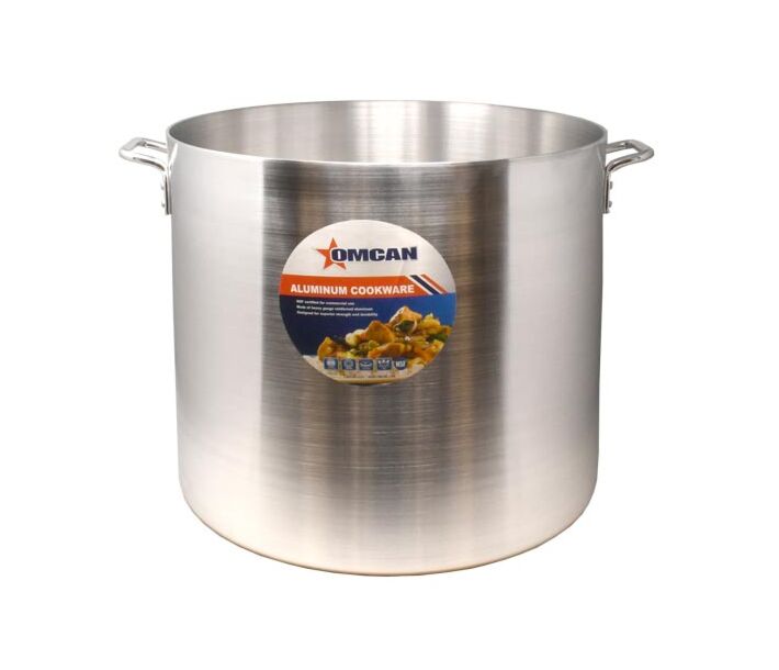 Omcan 80 Qt. Aluminum Stock Pot 19" Diameter - CA