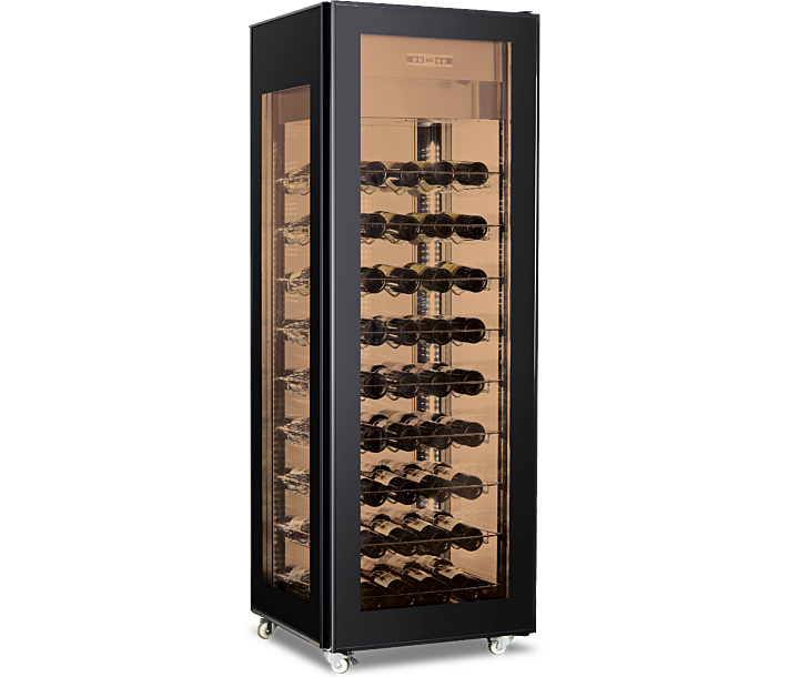 Zanduco 26" Single Zone Wine Cooler with 81 Bottles Capacity - 110V, 390W - USA