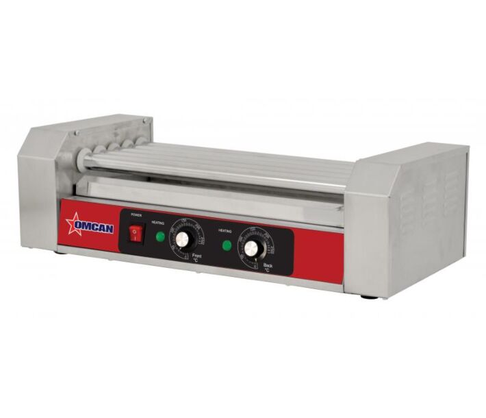 Omcan 0.7 kW Hotdog Roller With 5 Rollers - USA