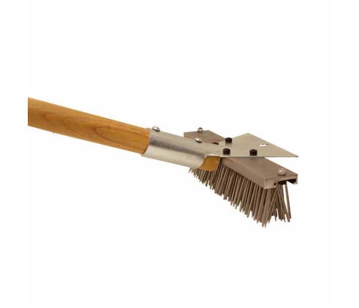Omcan 30" Silver Star Professional Broiler and Grill Brush - USA