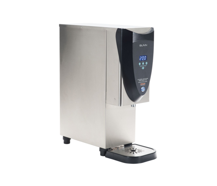Bunn H3X Element 6.5" Stainless Steel Pourover Hot Water Machine with 2.37L Tank Capacity - 120V, 45300.6008 - CA