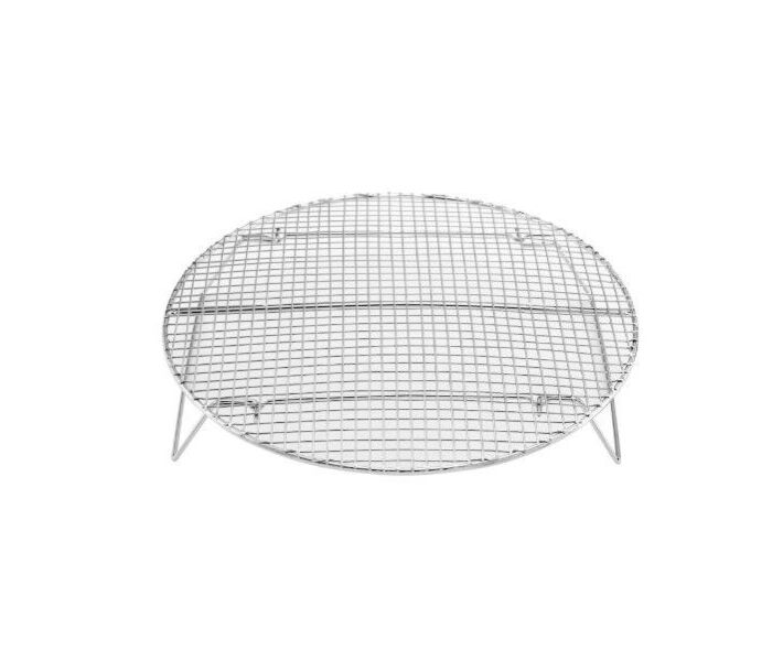 Omcan 17.75" Round Chrome Plated Steamer Rack - CA