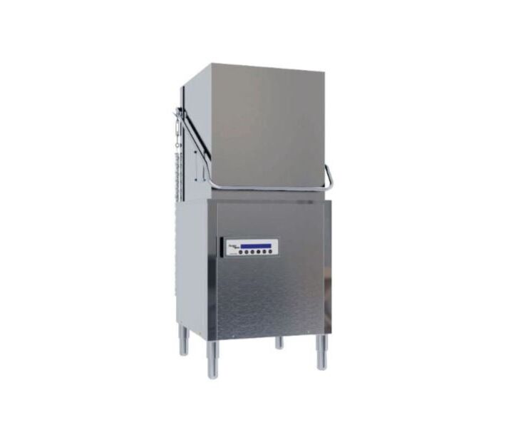 Omcan 26" High Temperature Straight/Corner Dishwasher - 55 racks per hour 6.8 KW - USA