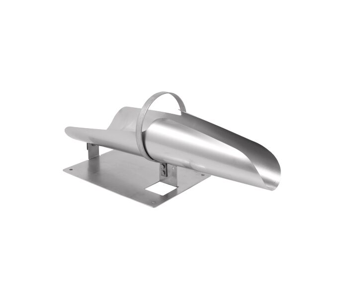 Omcan Stainless Steel Stuffing Horn - Medium - CA