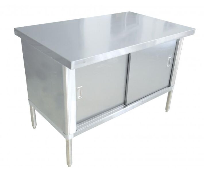Zanduco Worktable Cabinet 30" x 48" - Flush Edge - USA