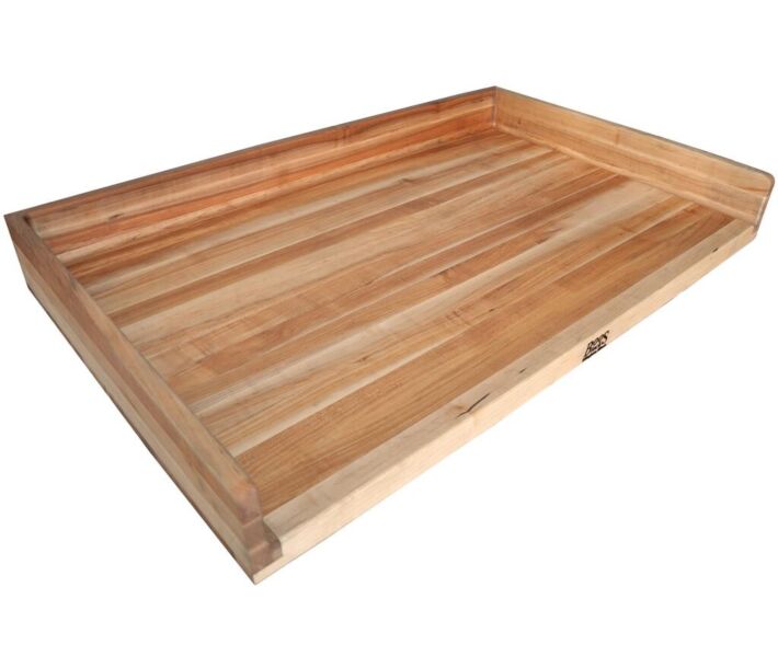 BK Resources MBT-7236 36" x 72" Hard Maple Bakers Top Table Replacement Top with Oil Finish, 1-3/4" Thickness - CA