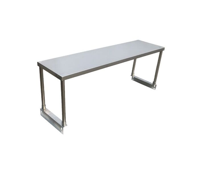 Omcan 12" x 44" Overshelf for Three-Pan Steam Table - USA