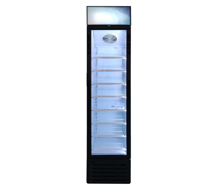 Zanduco 16.5" Single Glass Door Reach-In Merchandiser Refrigerator 145L - USA