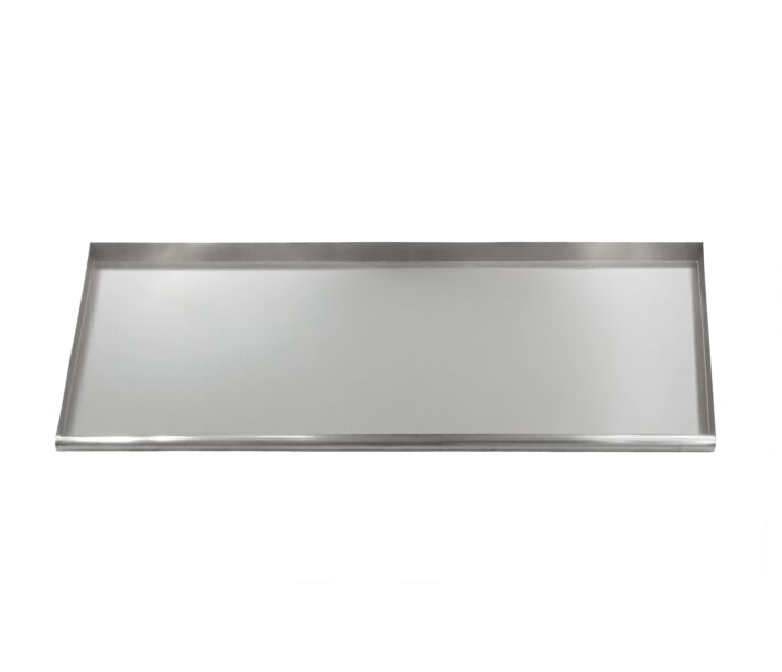Zanduco 63" Stainless Steel Slanted Rack Shelf - USA