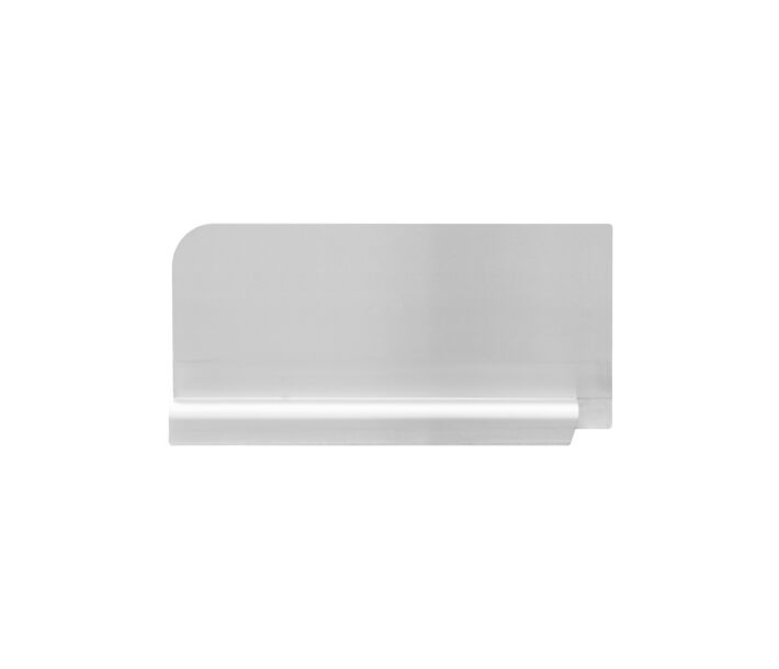 Zanduco Stainless Steel Splash Guard for 24" x 24" Pot Sinks - Left - USA