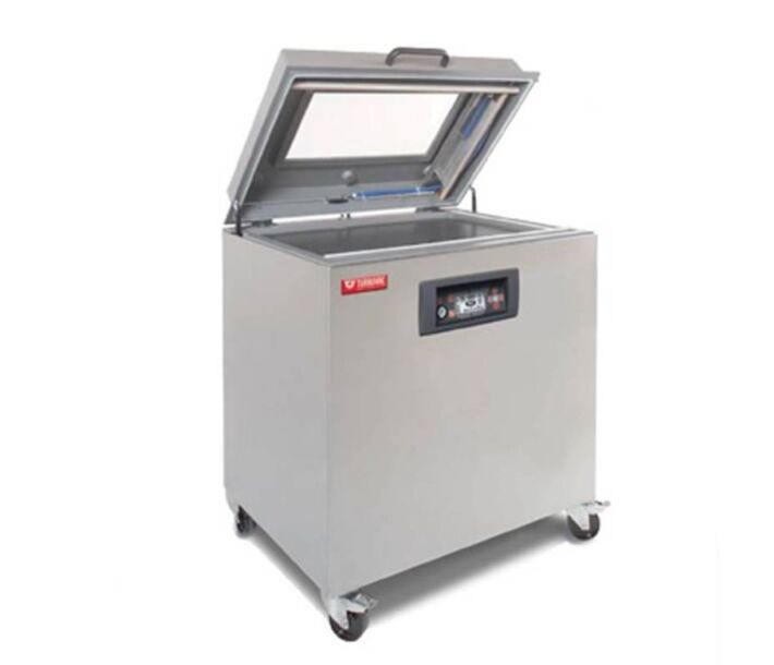 Omcan Turbovac Mobile Vacuum Packaging Machine with 19.5" Seal Bar - 3 Phase 41327 - USA