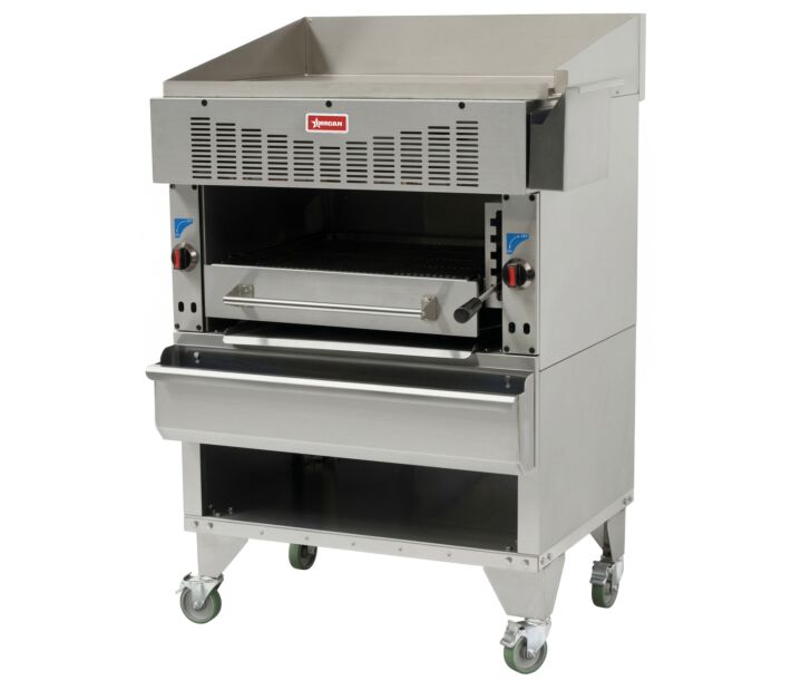Omcan Gas Overfired Broiler Stainless Steel - 100,000 BTU - USA