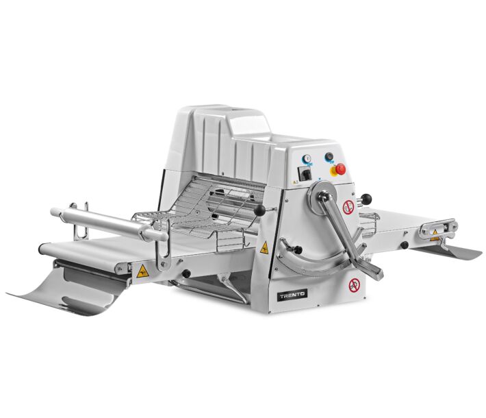 Trento 11 lb. Countertop Model Dough Sheeter with 28" Table - 220V, 750W - USA