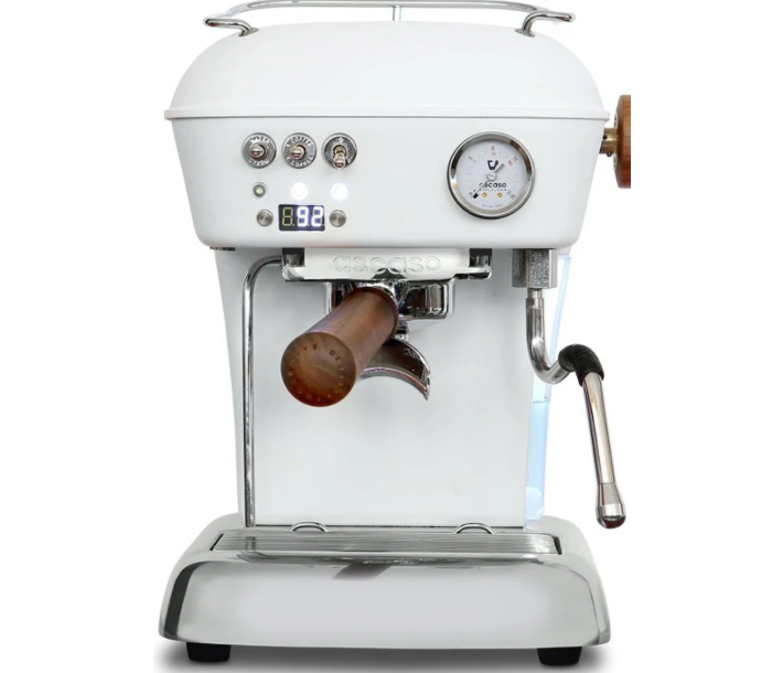Ascaso DR.575 Dream PID Versatile White/Wood Espresso Machine-120V - CA