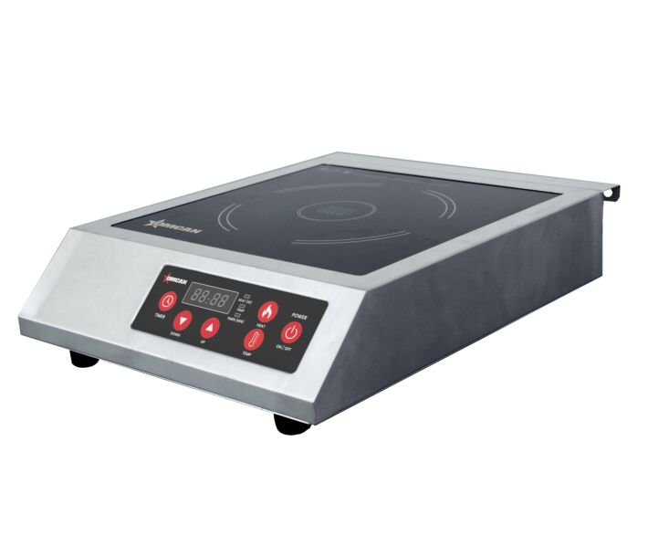 Omcan Stainless Steel Commercial Countertop Induction Cooker - 1800 W - USA