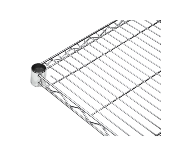 Zanduco 18" x 42" Heavy Duty Commercial Chrome Shelf - NSF - USA