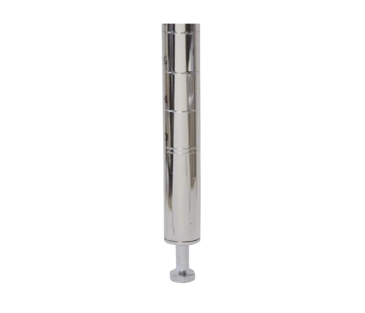 Zanduco 13" Heavy Duty Commercial Chrome Post With Leveler - NSF - USA