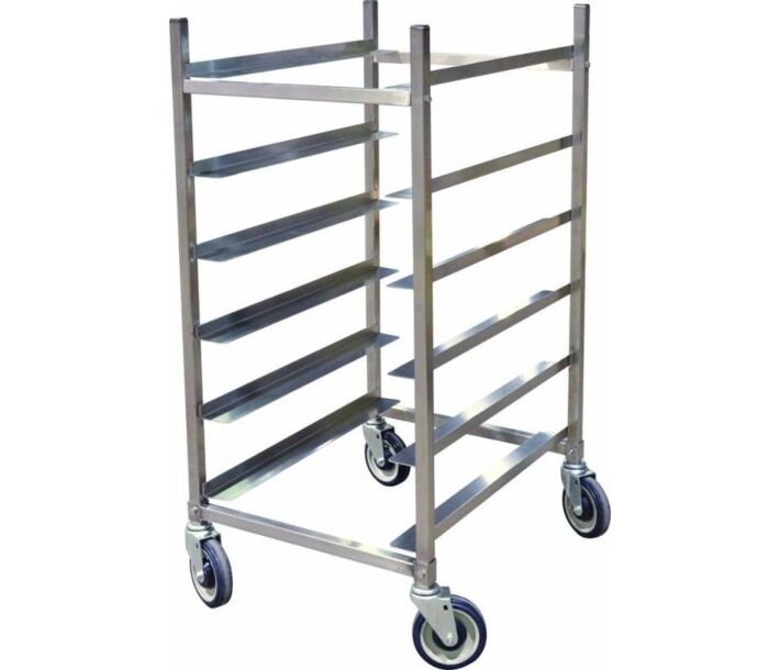 Omcan 6 Slides Universal Pan Rack - Stainless Steel - CA