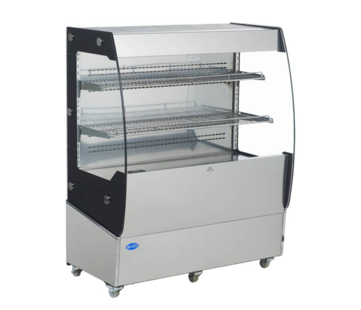 Zanduco 39" Grab-and-Go Open Refrigerated Floor Self-Serve Display Case with 200L Capacity - 110V, 1340W - USA