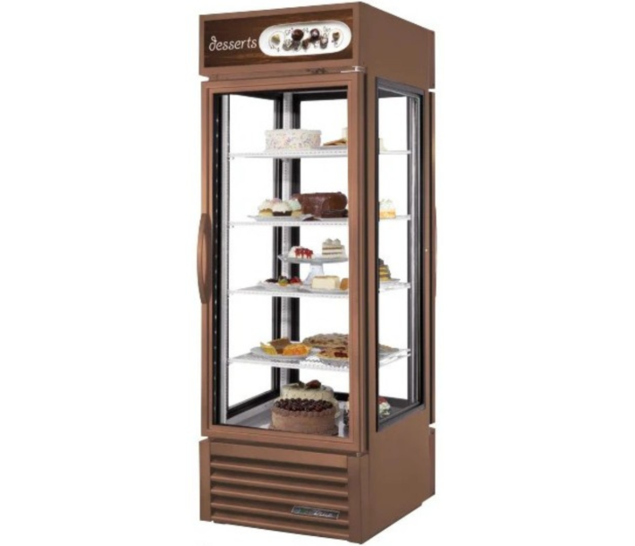 True G4SM-23PT-HC~TSL01 27.5" Pass-Through Four-Sided Hydrocarbon Refrigerant Merchandiser with 23 cu.ft. Capacity - 115V - USA