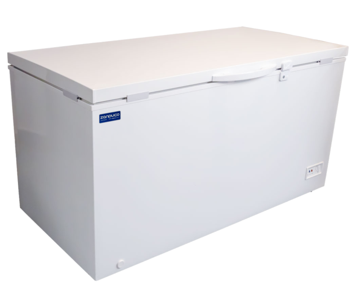 Zanduco 60" Single Door Chest Freezer with Solid Flat Top and 433L Capacity - 115V - USA