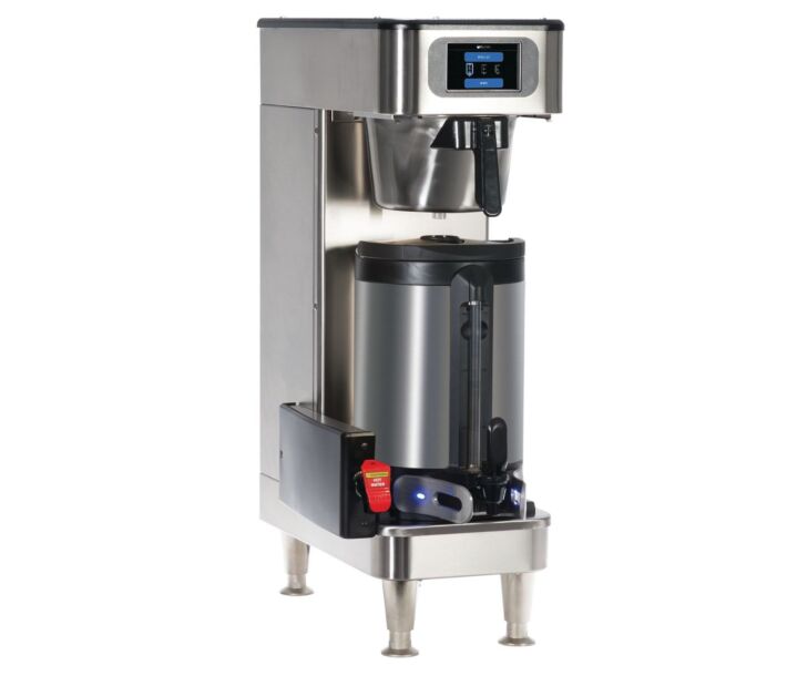 Bunn ICB SH Platinum Edition Infusion Series Stainless Steel Soft Heat Coffee Brewer with Touchscreen Control - 120/240V, 52100.6100, Energy Star Certified - CA