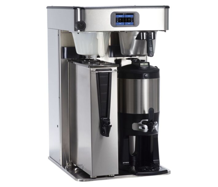 Bunn ITCB-TWIN-HV Platinum Edition Infusion Series High-Volume Tea and Coffee Brewer with 21.2L Tank Capacity - 120/240V, 54100.6100 - USA