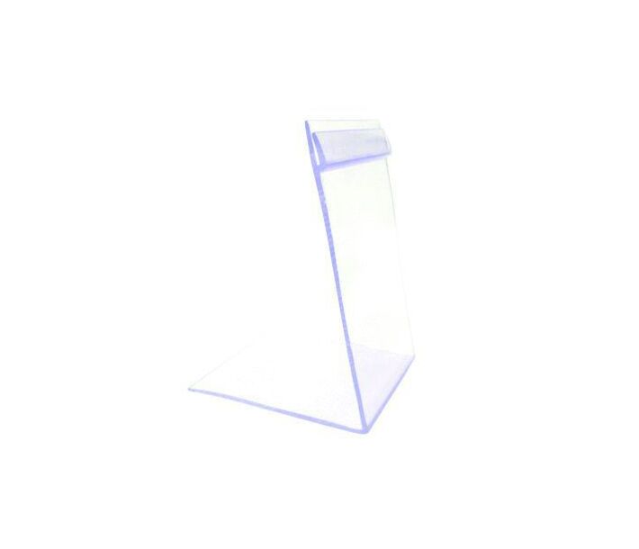 Zanduco 3" Clear Acrylic Easel Plastic Tag - CA