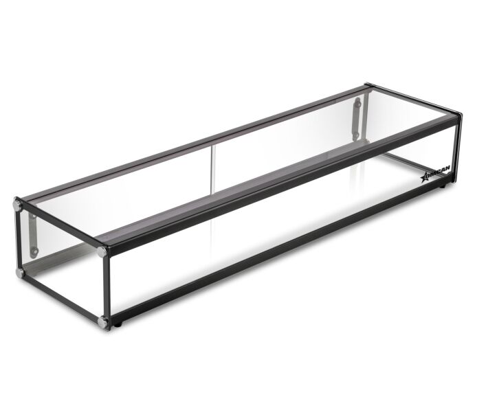 Omcan 47" Countertop Food Display Case with Square Front Glass, 68 L - CA