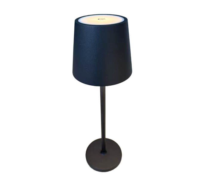 Omcan 3.9" x 14.96" Black LED Rechargeable Table Lamp with 5V(3600mA) Battery Power and 3000K/6000K Colour Temperature - CA