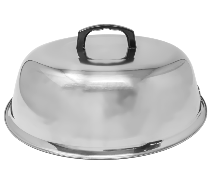 Omcan 14" Stainless Steel Wok Cover - NSF - CA