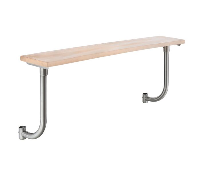 Omcan 10" X 48" Wooden Adjustable Cutting Board for 24" Long Equipment Stand - Maple Wood - USA