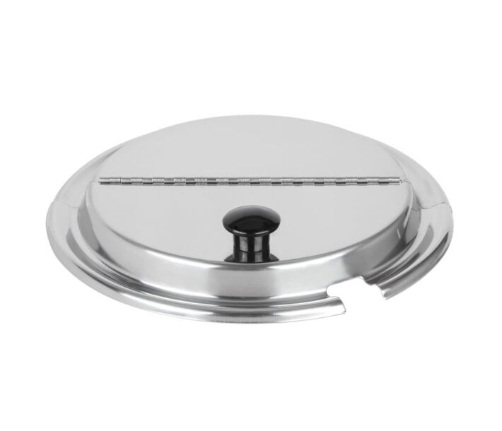 Vollrath 47488 Soup Lid Stainless Steel Hinged 8 1/2 Inch For Insert 14150 - USA