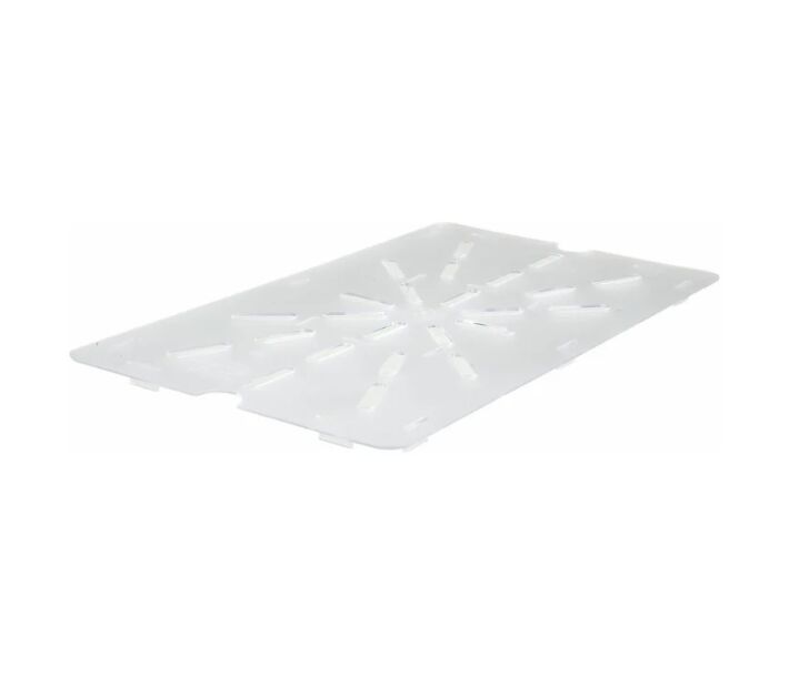 Winco Full Size Polycarbonate Drain Shelf - CA