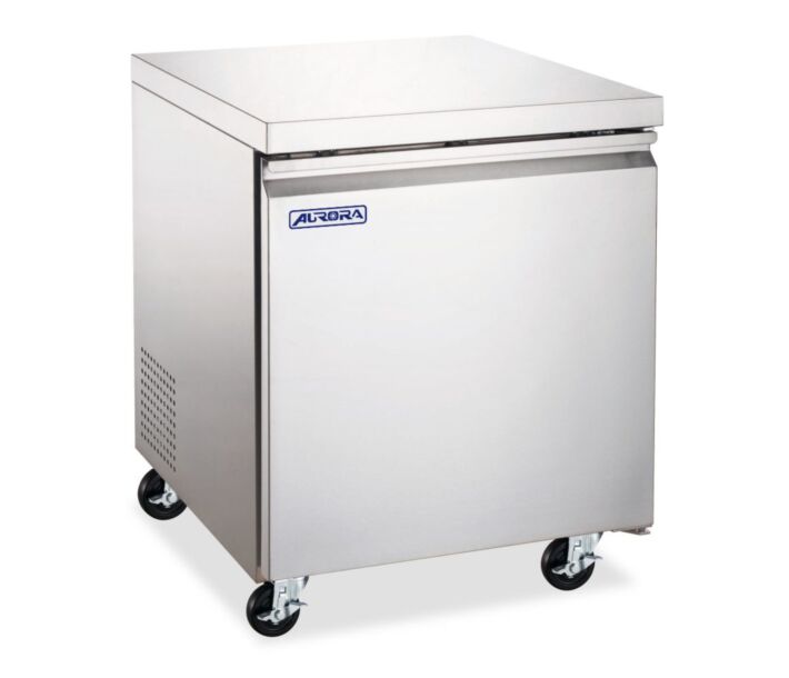 Aurora 27" Undercounter Single-Door Freezer with 177L Capacity - 110V, 1/6 HP - CA