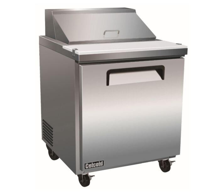 Celcold-CSP298 28.9" Single Door Refrigerated Sandwich/Salad Prep Table - 7 Cu.Ft - CA